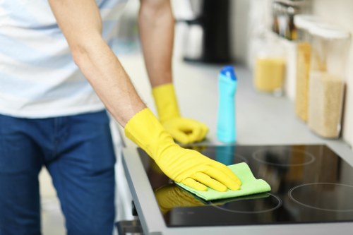 Illustration of cookie settings for a carpet cleaning website