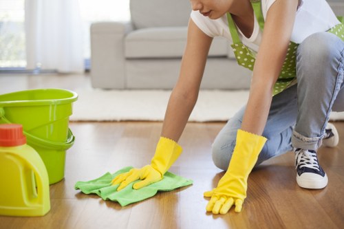 Performance monitoring dashboard for a cleaning services website